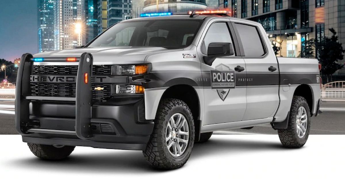 Chevys First ‘pursuit Rated Silverado Police Vehicle Is Every Bad Guy