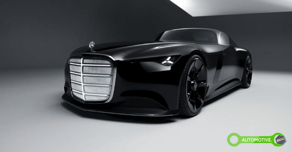 Mercedes Just Built the EV Batman Would Drive Solar Paint, Art Deco Interior, and a Grille the Size of Texas